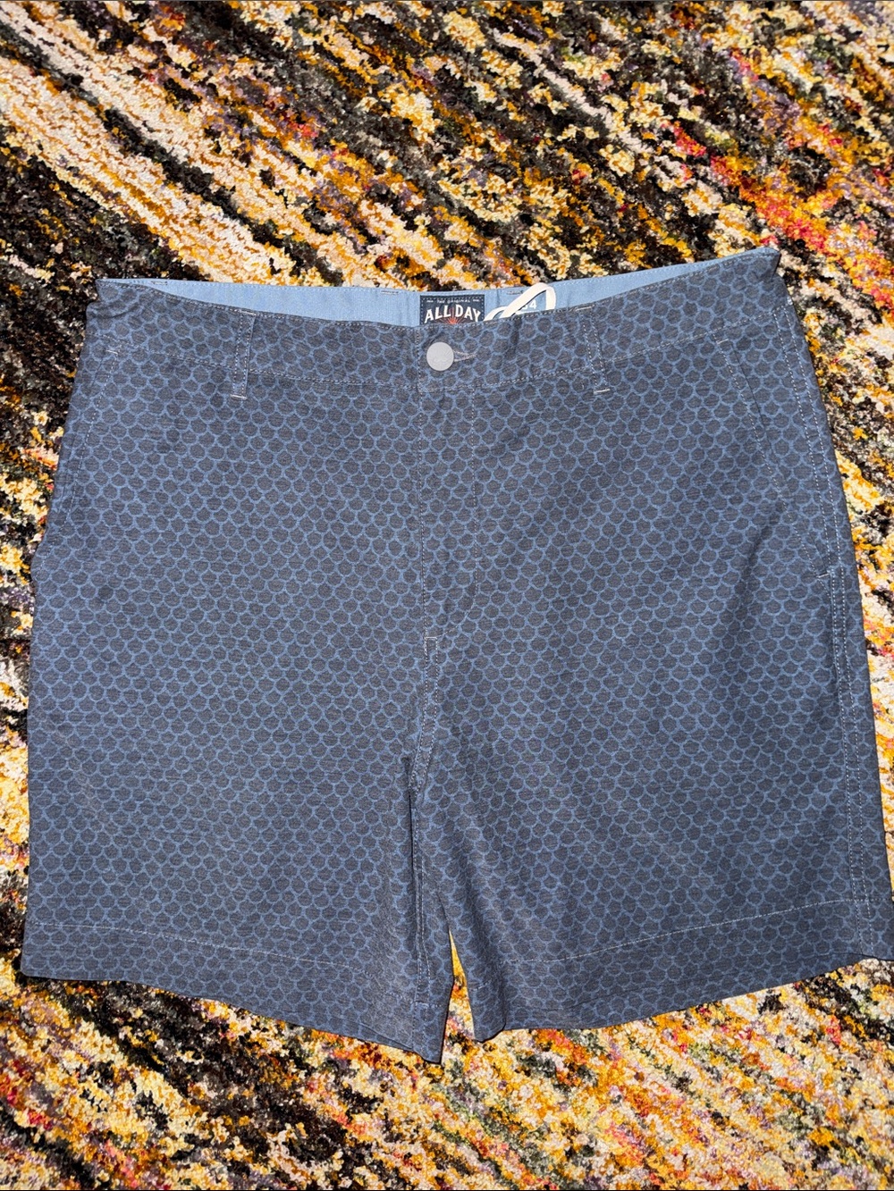 Faherty All Day Shorts Geometric Print Shorts 34
